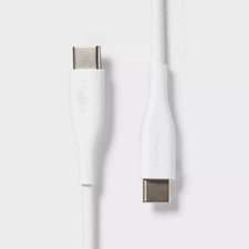 Heyday 3 FT Fast Charging Cable USB-C To USB-C - White