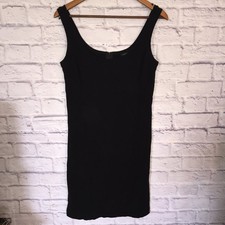 ANN TAYLOR Women's Black Dress Size 6 Sleeveless Sheath Stretch