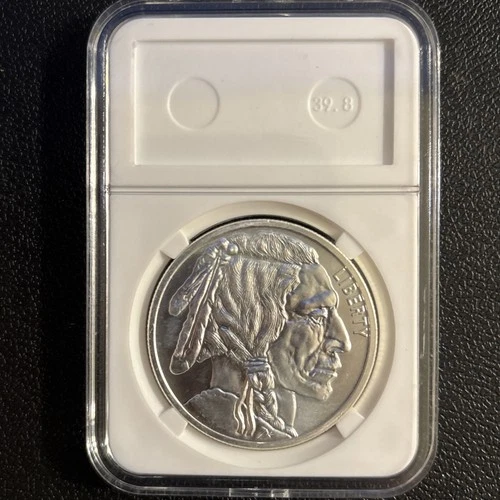 Silver 1oz .999 Silver Buffalo Round 1 Troy Ounce