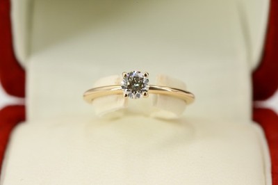 WEMPE Brillant Ring 750 Gold BY KIM Diamant 0,40 ct. SI G Ringgröße 52 Roségold