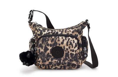Kipling GABBIE MINI Small Shoulder Bag - Wild Leopard RRP £78