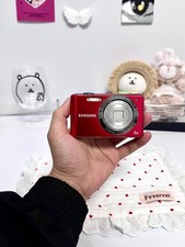 Used Samsung PL80 Digital Camera Red 12MP 5x Zoom Bundle Battery Charger