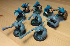 Warhammer Age of Sigmar - Seraphon - 9 Saurus Warriors 