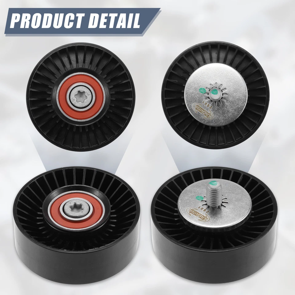 Pack (1) Car Accessory Drive Belt Idler Pulley for BMW 1 Series M 2011 - Изображение 4 из 4