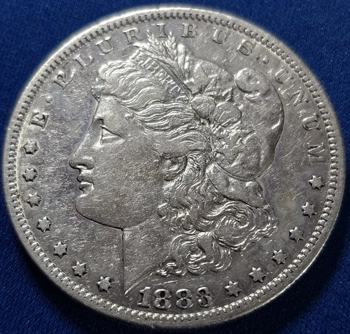 A 1883 CC Morgan Silver Dollar -- Circulated Example