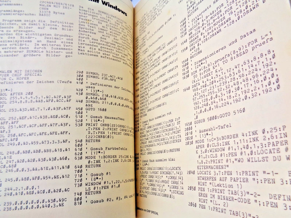 CHIP SPECIAL REIHE 1 SCHNEIDER-PROGRAMME GRAFIK,SPASS,TRICKS(VOGEL-MAGAZIN) #2DE - Bild 4 von 4