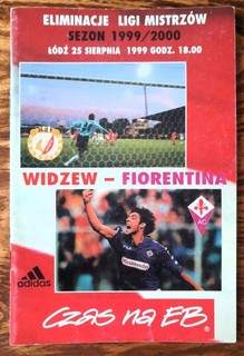 1999/0 Widzew Lodz (Poland) – Fiorentina (Italy) UEFA Champions League