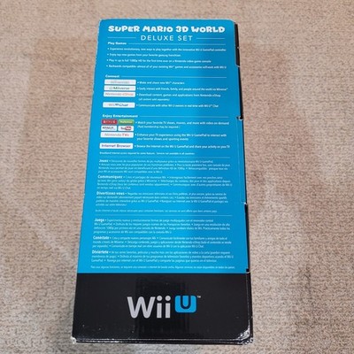 Nintendo Wii U 32 GB Super Mario 3D World Deluxe Set - Black for