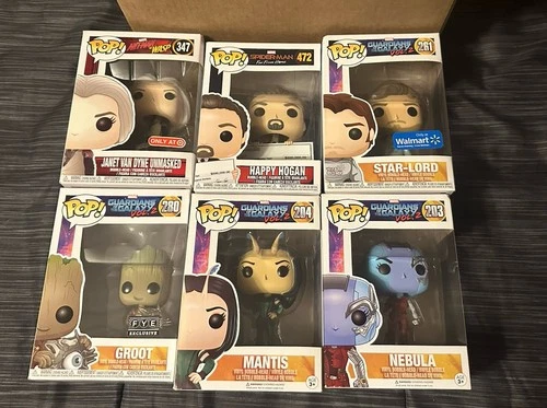 Marvel Guardians Ant-Man Spider-Man Funko Pop Lot Exclusive Target Walmart fye