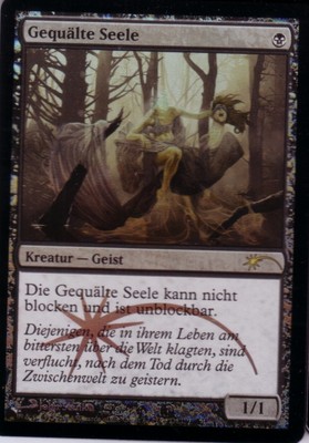 MAGIC Gequälte Seele Foil Promo FNM deutsch Tormented Soul