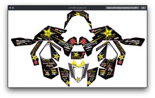 Fits Suzuki LTR450R GRAPHIC KIT STIKERS DECAL kit LTR 450r all years racing