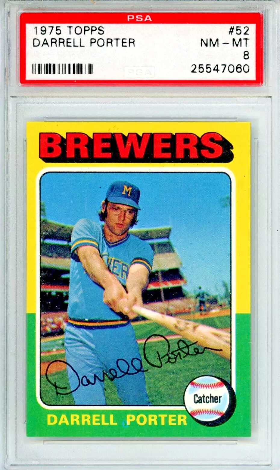 Darrell Porter trading card