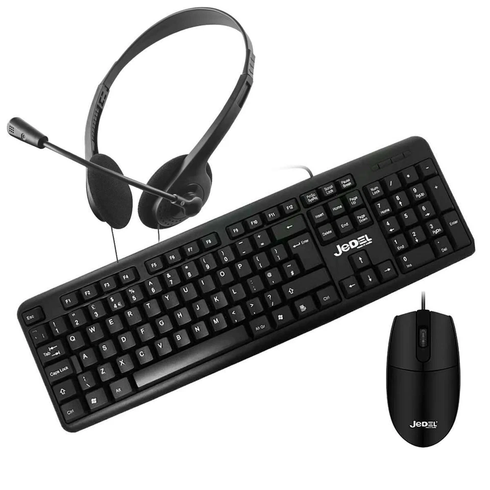 Jedel  USB UK Keyboard & Mouse & Headset Set and FREE delivery G-S11 - Image 3 of 4