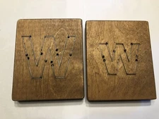 Letters W Accu-Cut Accucut Ellison Educational Wooden Dies 5x6 Arts & Crafts