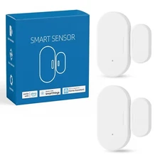 Contact Sensor 2 Pack,Mini Smart Door Sensor, Home Automation, Kid Safety