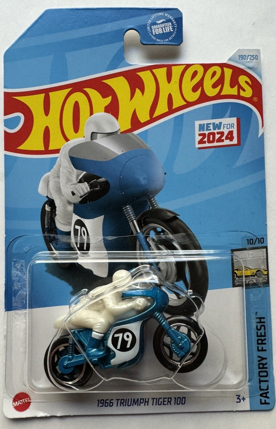 2024 Hot Wheels FACTORY FRESH 10/10 1966 Triumph Tiger 100 190/250