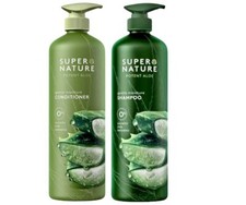 2 PACK Super Nature Potent Aloe Moisturizing 1 Shampoo and 1 Conditioner,