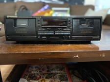 Pioneer Stereo Double Cassette Deck CT-W404R Auto Reverse TESTED