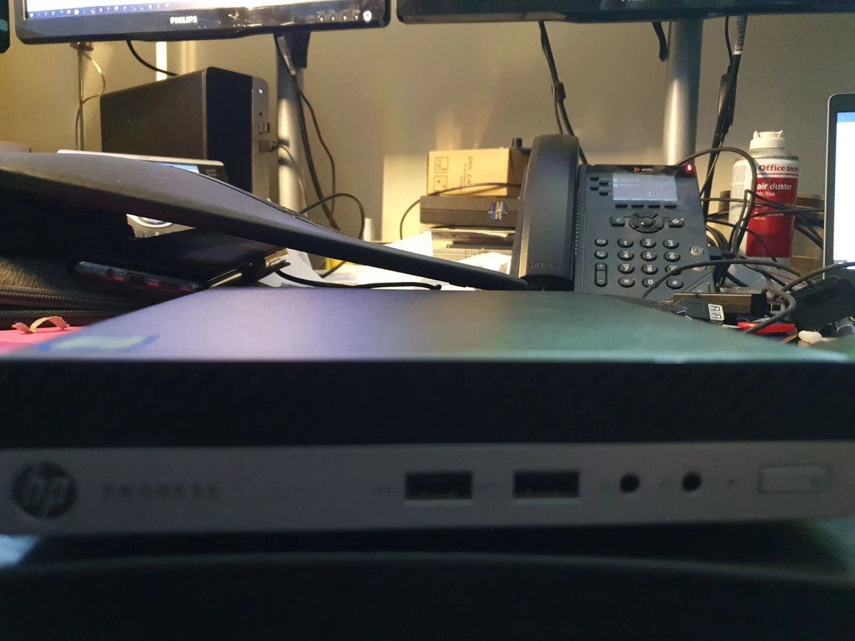 HP ProDesk 400 G3 DM i5 7500T 8GB Ram 256GNVME 500GB HDD Windows
