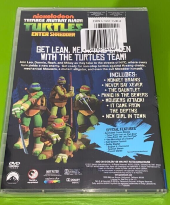 Teenage Mutant Ninja Turtles: Enter Shredder DVD 2012 TMNT Cartoon