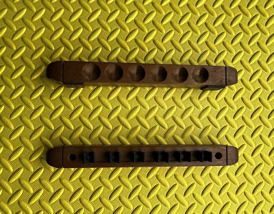 pool cue (6) holder wall mount