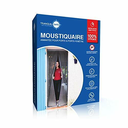Zanzariera regolabile magnetica TRANQUILISAFE per porte e porte finestre – zanza