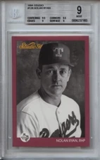 1991 STUDIO #128 NOLAN RYAN TEXAS RANGERS BGS 9 MINT