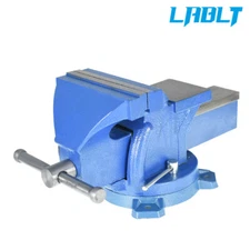 LABLT 6" Mechanic Bench Vise Table Top Clamp Press Locking Swivel Base Heavy