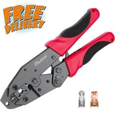 Ratchet Spark Plug Wire Crimper for Spark Plug Ignition Wire and Terminals Di...