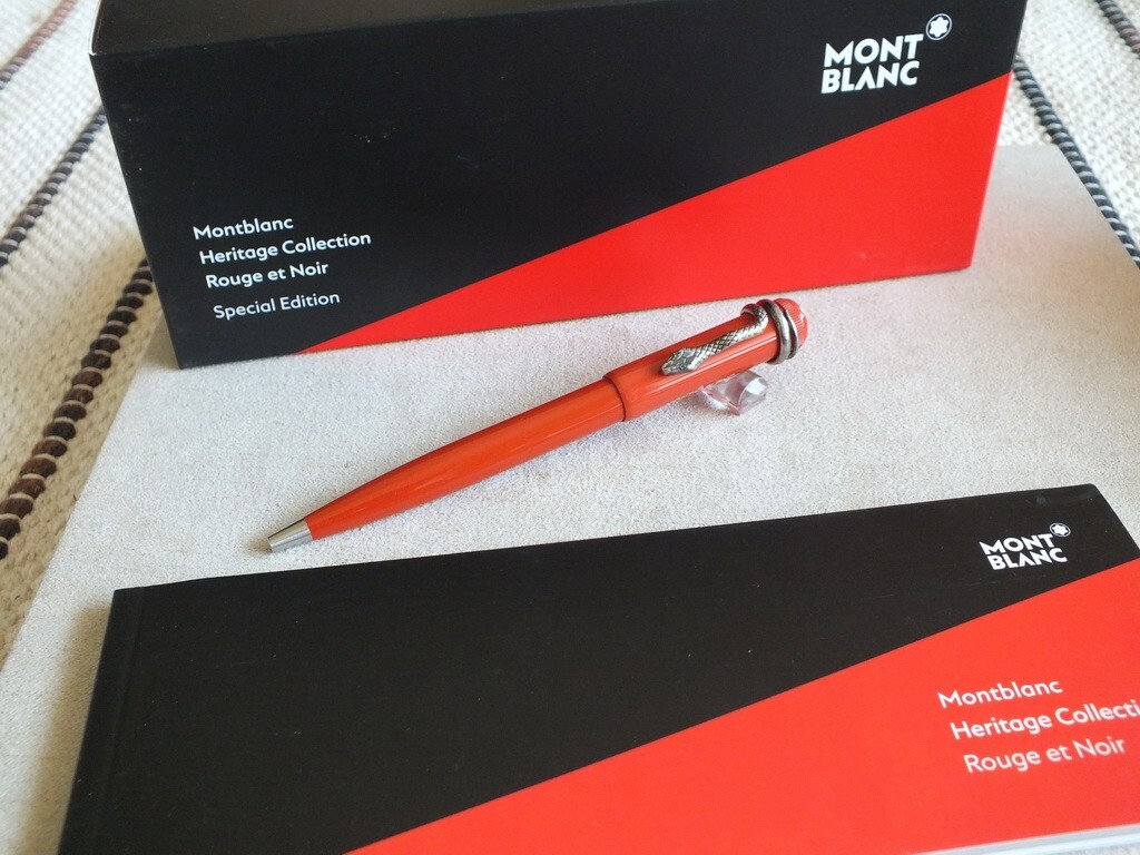 Montblanc Heritage Collection Rouge et Noir Snake Coral Red Ball