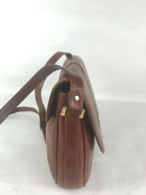 Sac Vintage Balmain - Sac Bandoulière En Cuir Marron - Taille Moyenne, Fait Main En Italie - Logo Balmain