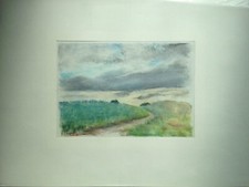 ::FRANZ EHMKE *1928 -2018 DDR MALER ° "...OSTERQUELLE ZWISCHEN HAFER UND ROGGEN"