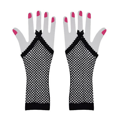 Spitze Lange Handschuhe | Vintage Stil Für Halloween, Party, Abendkleidung, Elastisch & Elegant