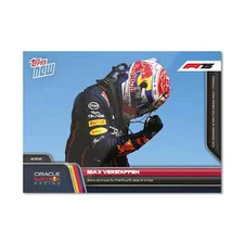 2025 Topps Now F1 37 MAX VERSTAPPEN ORACLE RED BULL 4 IN A ROW IMOLA GP IN HAND