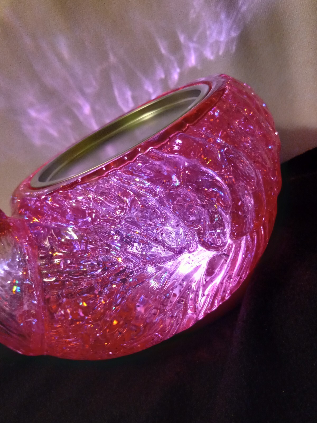 Bath & Body Works FLAMINGO Lightup Glitter Globe 3 wick Candle Holder Pedestal 667556002942 eBay