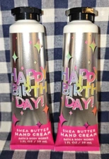 ALL NEW 2-Pack HAPPY BIRTHDAY Hand Cream 1 oz Bath & Body Works SHIPS FREE!