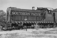 Southern Pacific GE 70 Ton 5115 5 x 7 Photo