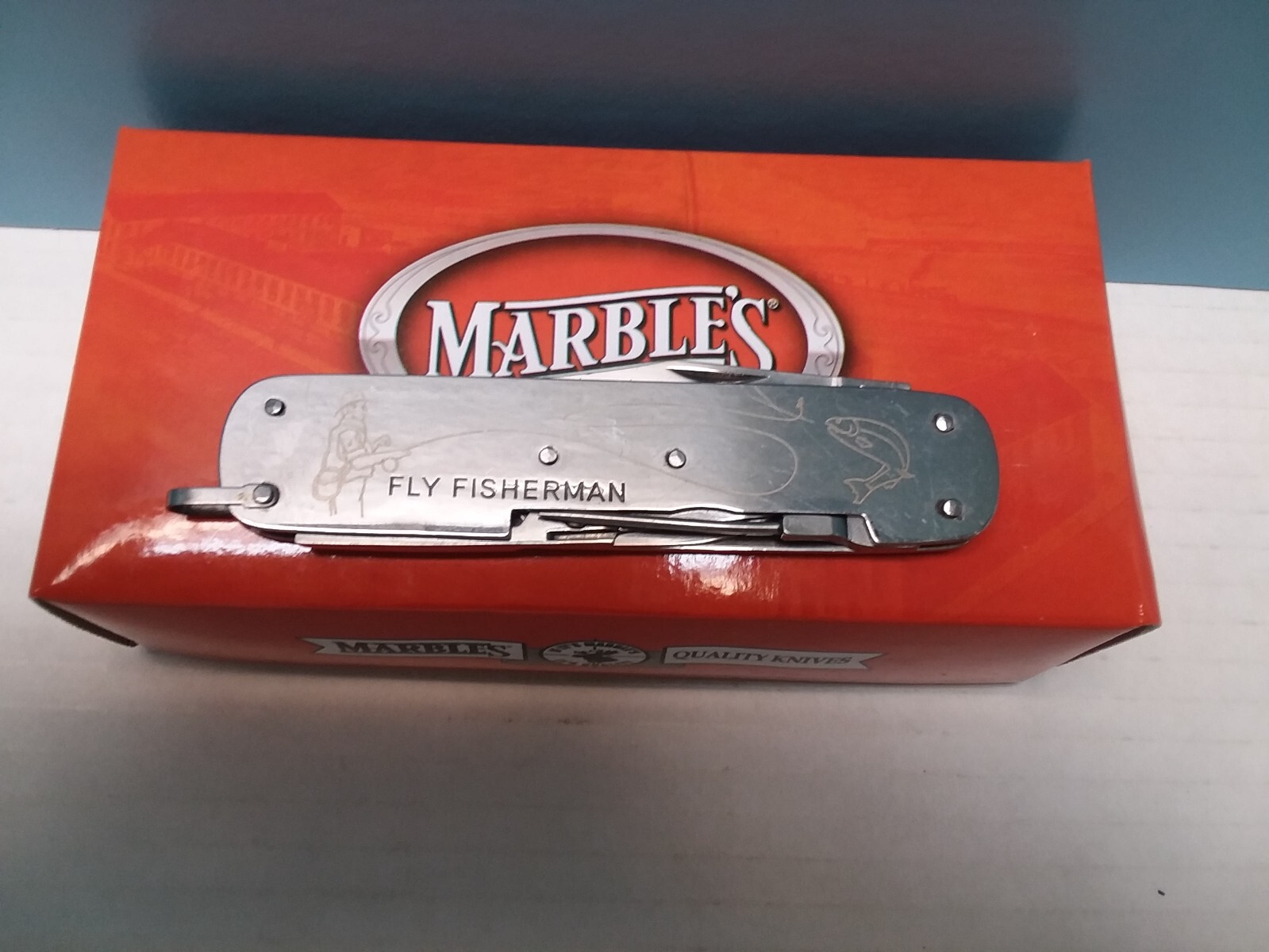 Marbles Knife - Fly Fisherman's Multi Tool - Model MR168 - NEW