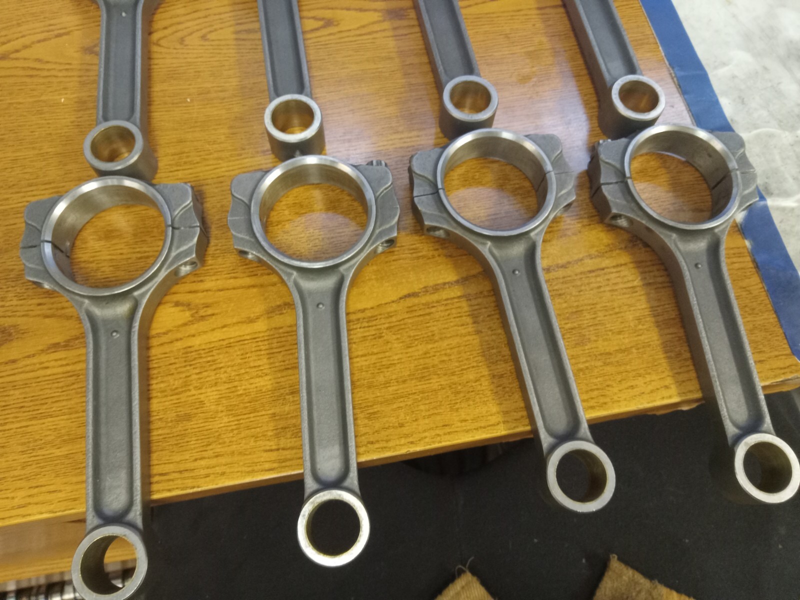 (8) SCAT 6.125 LS IBEAM BUSHED CONNECTING RODS eBay
