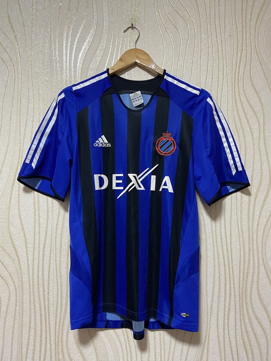 adidas ラガーシャツ TOYOTAロゴ入り 黒/青 BRUGGE 2006 2007 HOME FOOTBALL SHIRT SOCCER JERSEY ADIDAS 748124