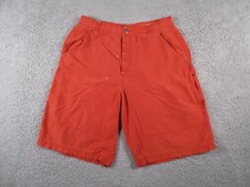 Oakley Sofware Shorts Mens Size 36 Orange Vintage Y2K Gorp Techincal Utility