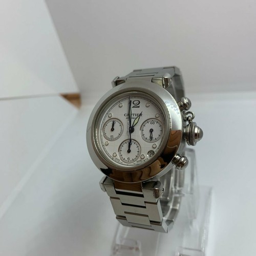 Cartier Pasha C 2412-Automatico-Acciaio-Anno 2000-Usato-Buone condizioni |  eBay