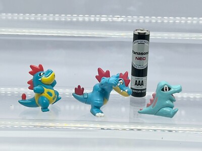 Pokemon Chou Get Taizen Croconaw Totodile Feraligatr Figure Bandai