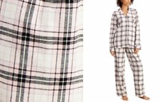 Charter Club Women's Printed Cotton Flannel Pajama Set S, M, XL