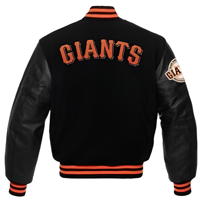 San Francisco Giants Letterman Varsity Jacket with Genuine Leather