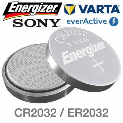 CR2032 ER2032 Auswahl von Energizer VARTA everActive Industrial Knopfzellen