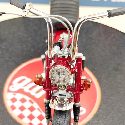 EBBRO 1/10 Honda Monkey Z50Z Red Bike Diecast Underplayed Bike