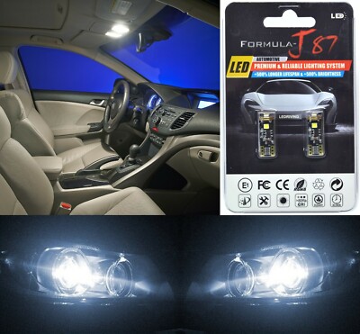 Canbus Error LED Light 194 White 5000K Two Bulbs Interior Dome Replacement Stock
