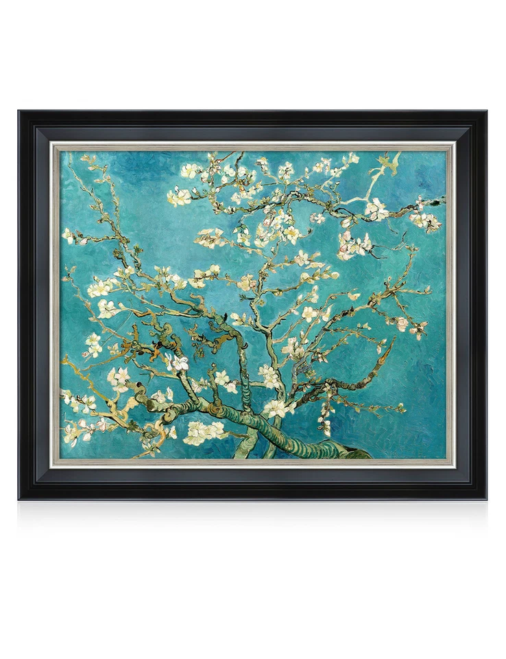 Impresión de arte de pared en lienzo con impresiones de giclee de árbol en flor de almendro de Vicent van Gogh Foto 2 de 4