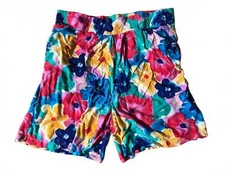 Vintage Gitano Floral Shorts || Large || 1980s